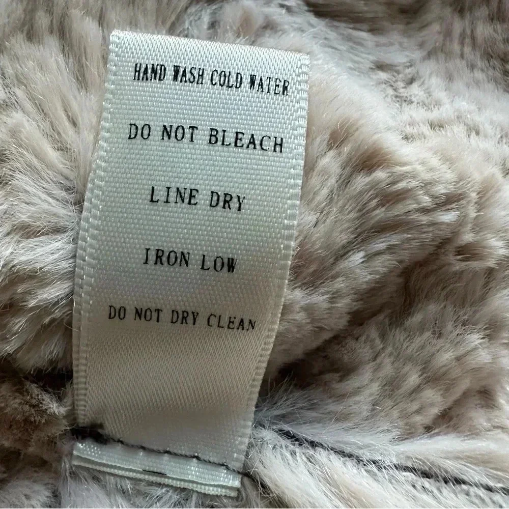 Faux Leather Womens S Open Front Vest Boho Western Country Equestrian Cowgirl - Picture 10 of 10